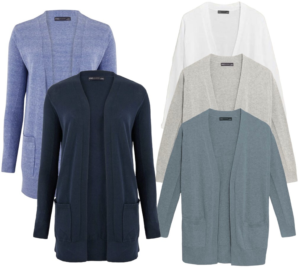 m&s cotton cardigans